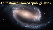 Formation of barred spiral galaxies