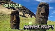 How to build a Moai statue (Easter Island head) in Minecraft | Minecraft PE