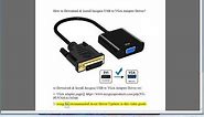 Download & Install Insignia USB to VGA Adapter Driver for Windows 10/8/7 (2023 updated)