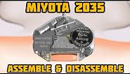 How To Service MIYOTA 2035- 2033 - 2034 - 2036 - 2039- 203A Movement Only Assemble and Disassemble