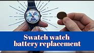 Swatch Watch Battery Replacement | How to Change the Watch Battery on your Swatch Watch