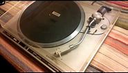 Restore Turntable Clear Dust Cover With Household Product Pioneer PL-255 Brasso