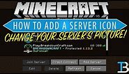 How To Add A Server Icon To Your Minecraft Server (Change Your Minecraft Server Icon)