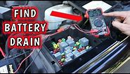 DEAD BATTERY | How to FIND a Parasitic Battery DRAIN Using Multimeter!!!