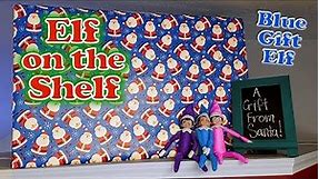 Purple & Pink Elf on the Shelf - I Meet the Real Santa & Blue Gift Elf Brings GIANT PRESENT! Day 11
