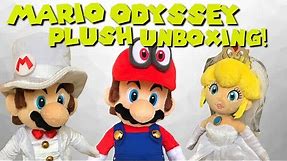 Mario Odyssey Wedding Mario and Peach Plush Unboxing!