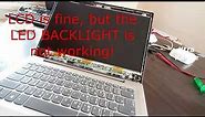 Laptop Display Backlight is Not Working: Fuse Replaced and Problem Fixed