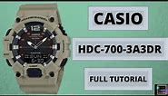 Casio HDC-700-3A3 Illuminator Analog Digital Men Watch | REVIEWS | HOW TO SET TIME