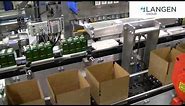 Mpac Langen's LRC-500 Top Load Case Packer Robotically loads Cartons into Cases