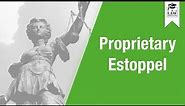 Property Law - Proprietary Estoppel