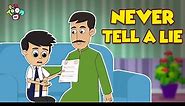 Never Tell a Lie | Gattu's Lie | Animated Stories | English Cartoon | Moral Stories | PunToon Kids