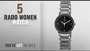 Top 10 Rado Women Watch [2018]: Rado Women's R30928713 Centrix Jubile Stainless Steel Bracelet Watch