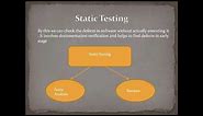 Types of Testing - Static Testing(Reviews , Walk through, Inspection) Part 1