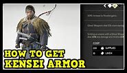 Ghost of Tsushima How to Get Kensei Armor - Straw Cape Outfit from Gameplay Demo