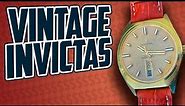 5 COOLEST Vintage Invicta Watches for sale CURRENTLY at Chrono24.com!