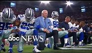 Dallas Cowboys, Jerry Jones take knee before national anthem