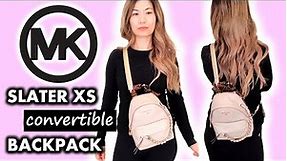 Michael Kors Slater Extra Small Convertible backpack | MK mini backpack | Review | Pro & Cons | WIMB