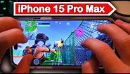 FORTNITE MOBILE iPhone 15 Pro Max Gameplay!