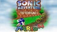 Sonic Adventure Dreamcast - easter egg - Super Mario 64 playable!