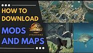 Install Dinosaur Mods & Maps in JWE 2 (Easy Guide)🦖🌐🖱️