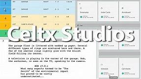 How to perform Script Breakdown and Scheduling a Film Production in Celtx Studio Online