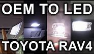 Toyota RAV4 (2019-2021): Interior OEM Lights LED Upgrade.