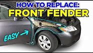 How To: Remove & Replace Front Fender 2007-2011 Toyota Camry