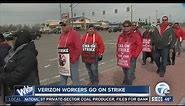 Verizon workers on strike