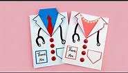 Doctor Card | How To Make Doctor Themed Card | Doctor Day Card | Thank You Card For Doctors & Nurces
