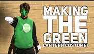 Making the Green Lantern costume || DIY