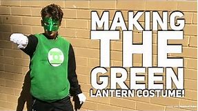 Making the Green Lantern costume || DIY