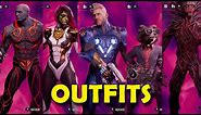 Guardians of the Galaxy - All Outfits Showcase