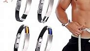 Apus Ion Therapeutic Lympunclog Titanium Wristband Pro, Sugarfirm Elite Titanion Wristband, Titanium Therapy Bracelet, Titanium Wristband Pro, Titanium Bracelet for Men and Women (4PCS)