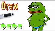 How to Draw Pepe the Frog