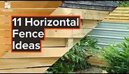 11 Horizontal Fence Ideas (Plus a Bonus) | Backyardscape
