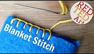 Blanket Stitch How To - Basic Sewing (Embroidery & Hand Sewing)