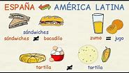 Aprender español: Vocabulario diferente en España y América I (nivel avanzado)