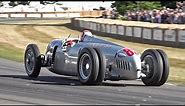 1936 Auto Union Type C V16 Exhaust Sound @ Goodwood Festival of Speed!