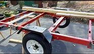 Harbor Freight 1720 Lb. Capacity 48" x 96" Super Duty Utility Trailer Build Out