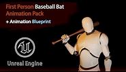 Baseball Bat Animations for Unreal Engine | Game-Ready Melee Project