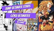 All Goku specials (Jump Ultimate Stars) (All Komas)
