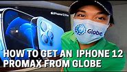 HOW TO GET AN IPHONE 12 PROMAX FROM GLOBE TELECOM | VISITING THE BIGGEST GLOBE STORE | ENZO AMISTOSO