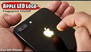 How to make Fingerprint Apple Glowing Logo | Iphone Touch Logo