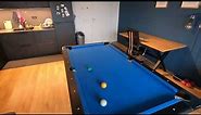 My home pool table setup | 6ft foldable pool