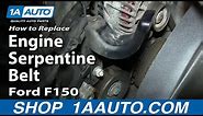 How To Replace Engine Serpentine Belt 4.6L/5.4L V8 04-08 Ford F150