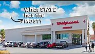 WALGREENS - What STATE has the most Walgreens stores??!