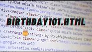 Create Custom "Birthday Webpage" and Impress someone you love :) | Notepad Coding | HTML