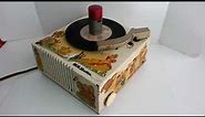 Vintage RCA Victrola Disney Snow White Bakelite Record Player 1940's