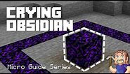 Crying Obsidian - Minecraft Micro Guide