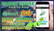 HOW TO REGISTER SMART AND TALK N TEXT TNT SIM CARD CARD REGISTRATION | PAANO MAG SIM REGISTRATION